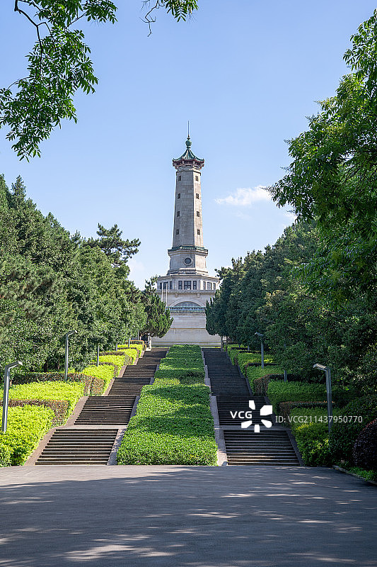 湖南烈士公园，烈士纪念塔图片素材