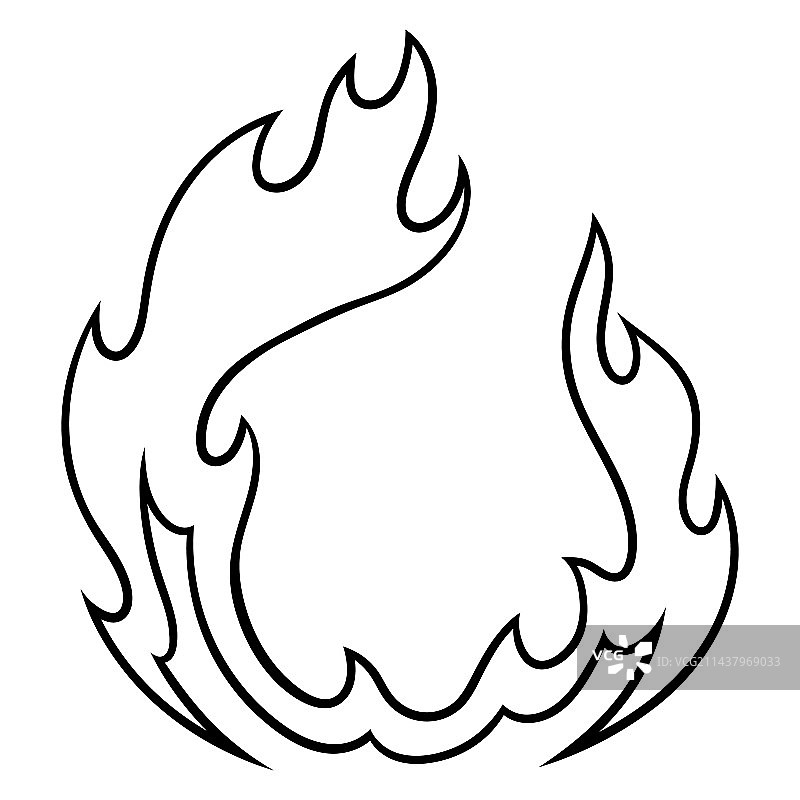 火焰装饰元素图片素材