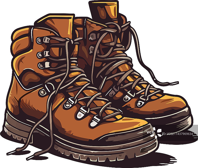 徒步靴图片素材