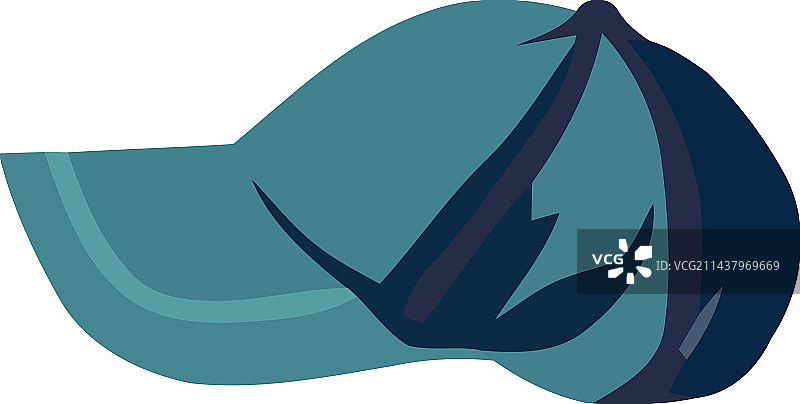 蓝色渔 Cap图片素材