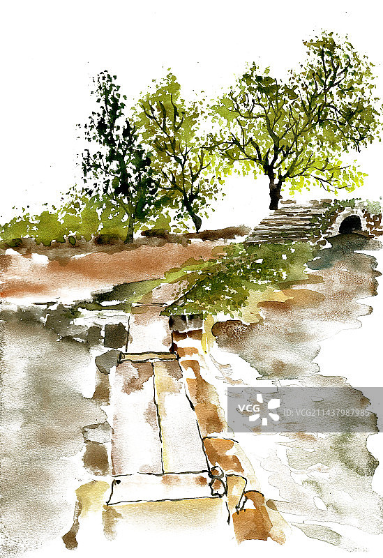 河流上的桥图片素材