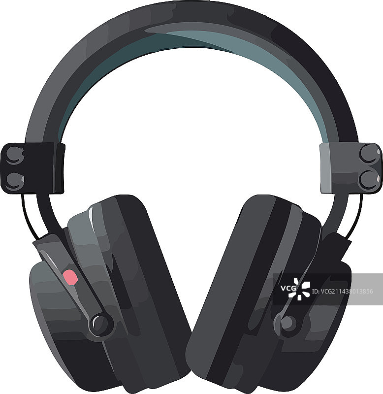 黑色耳机设计图片素材