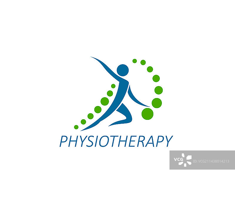 理疗图标：脊椎按摩疗法，脊柱疼痛健康图片素材