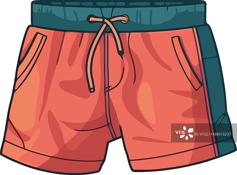 红色短裤设计图片素材