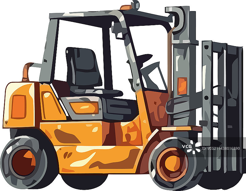 搬运重型集装箱的运输设备图片素材