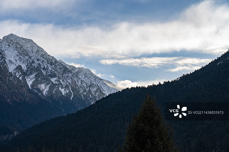 西藏新措风景图片素材