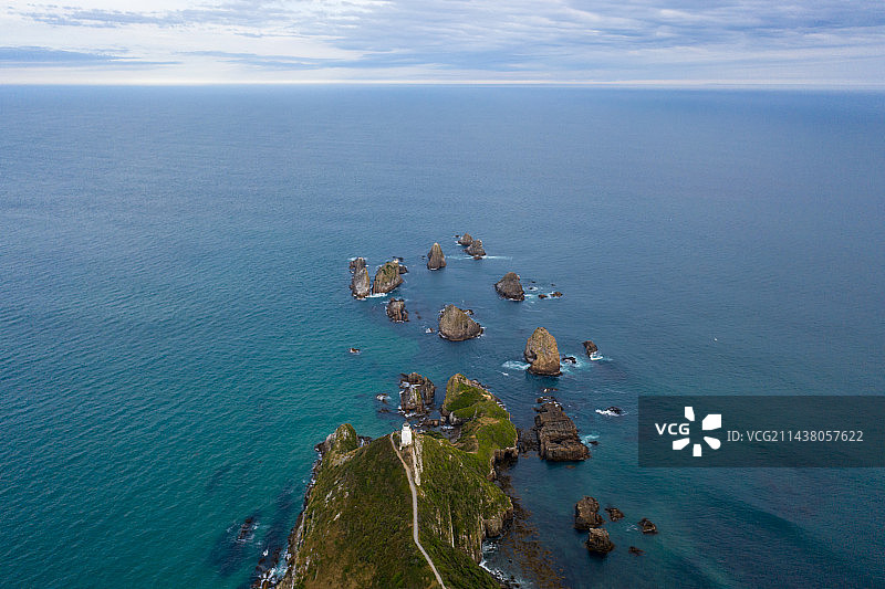 天涯海角-新西兰南岛努盖特角图片素材