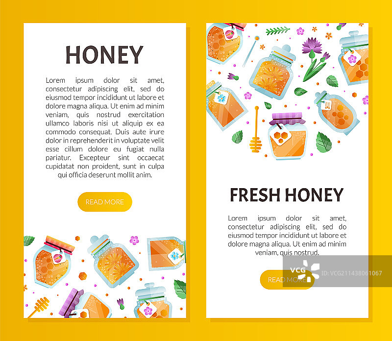 纯天然蜂蜜食品设计图片素材