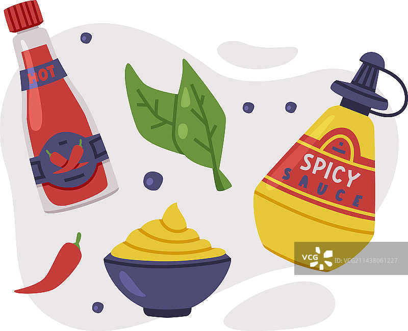 塑料瓶装香辣辣椒酱图片素材