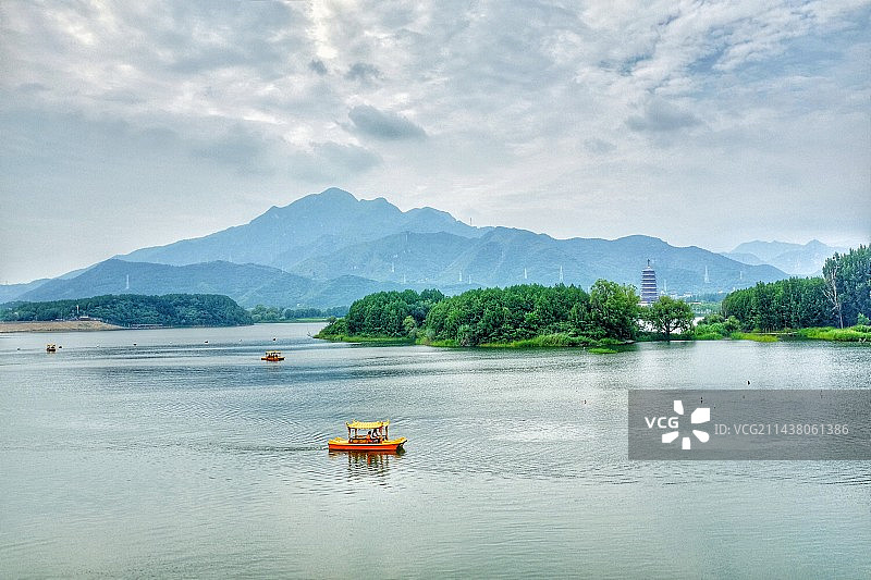 雁栖湖图片素材