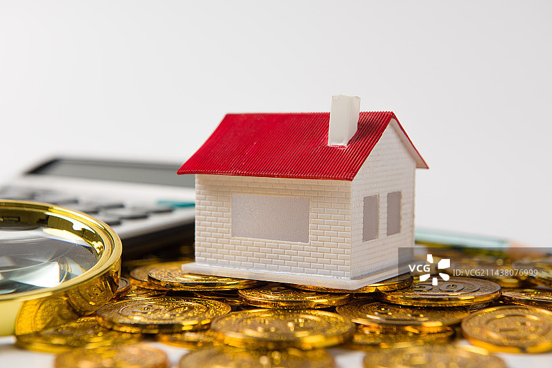 房屋买房房价概念图片素材