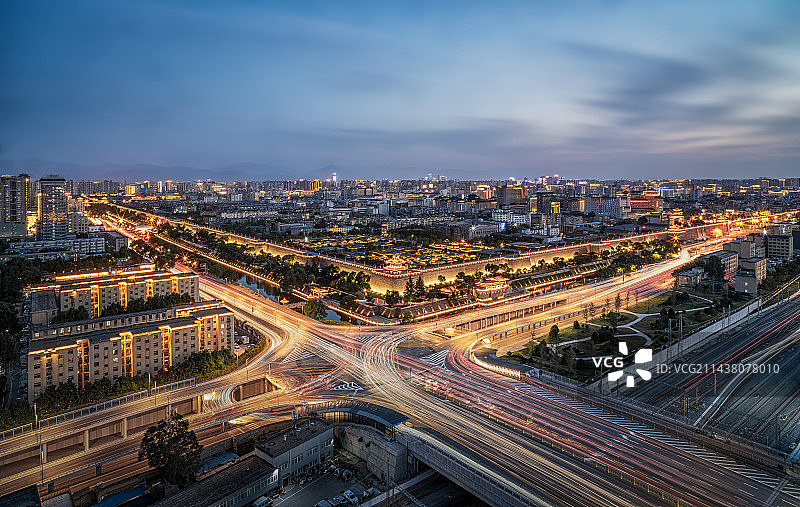 西安城墙东北角图片素材