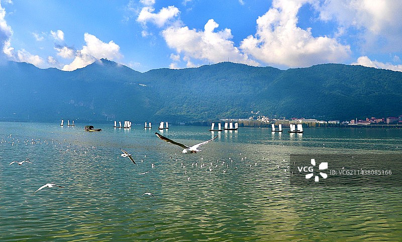 昆明滇池风光图片素材