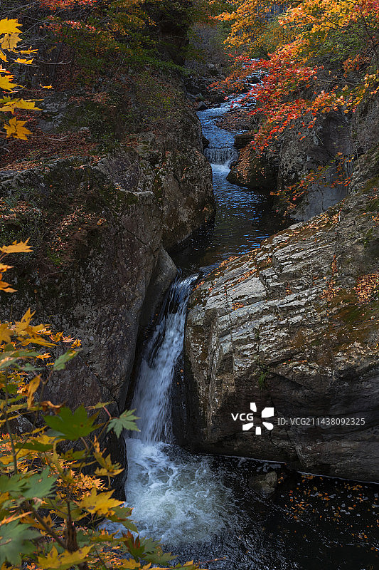秋韵之大石湖彩林图片素材