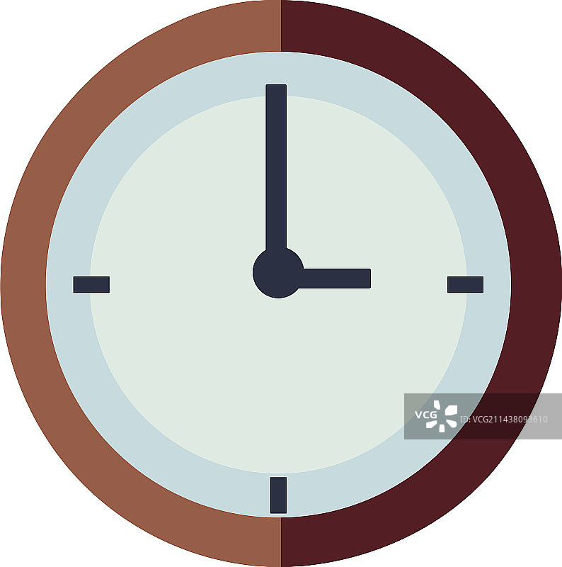 指向截止日期的时钟，商业图片素材