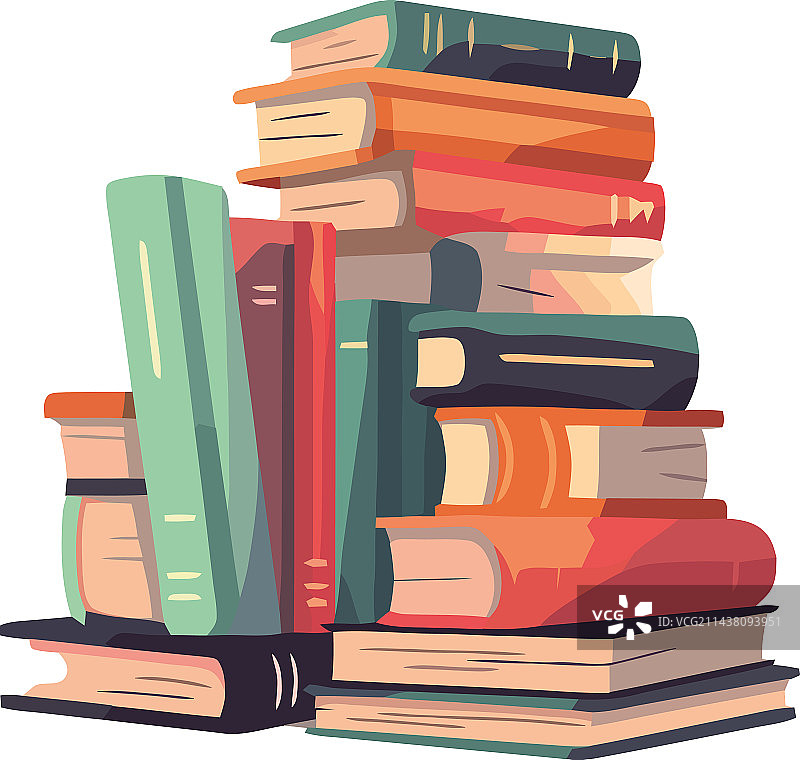 用于学习的教科书和百科全书图片素材