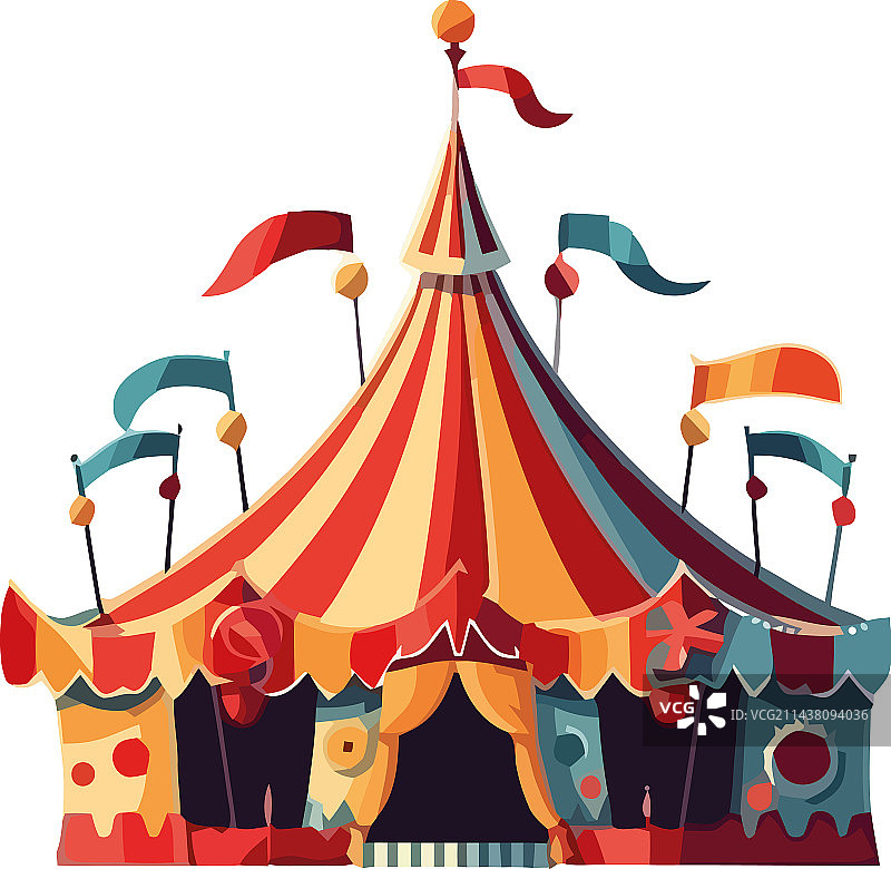 生日狂欢节帐篷背景图片素材