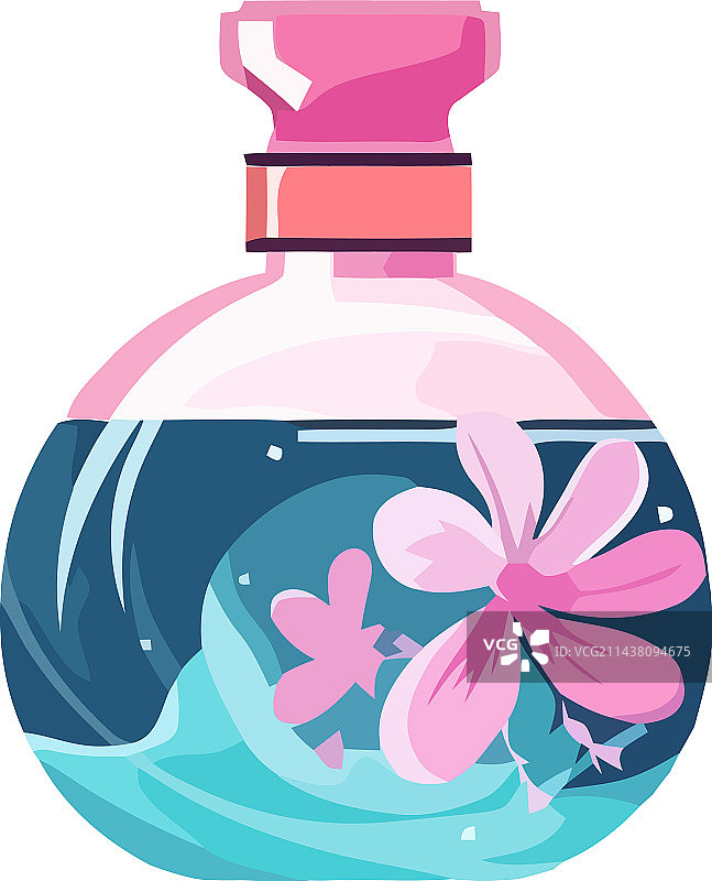 粉色香水瓶图标图片素材