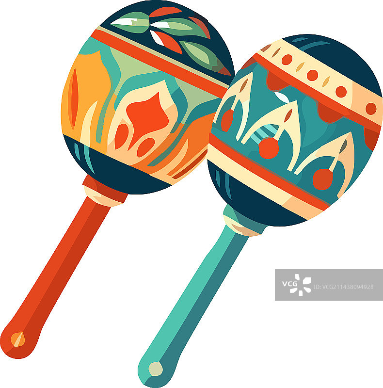 音乐人用沙槌庆祝传统节日图片素材