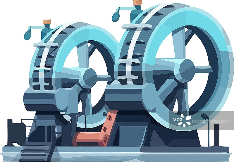 工业中现代机械车削钢材图片素材