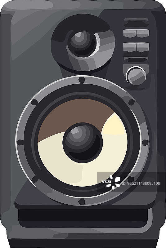 现代立体声音响设备图标图片素材