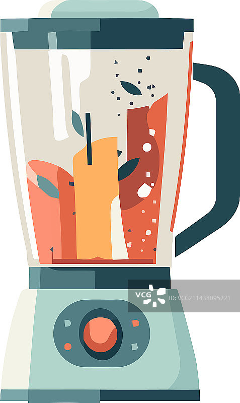 混合成清爽饮品的新鲜有机水果图片素材