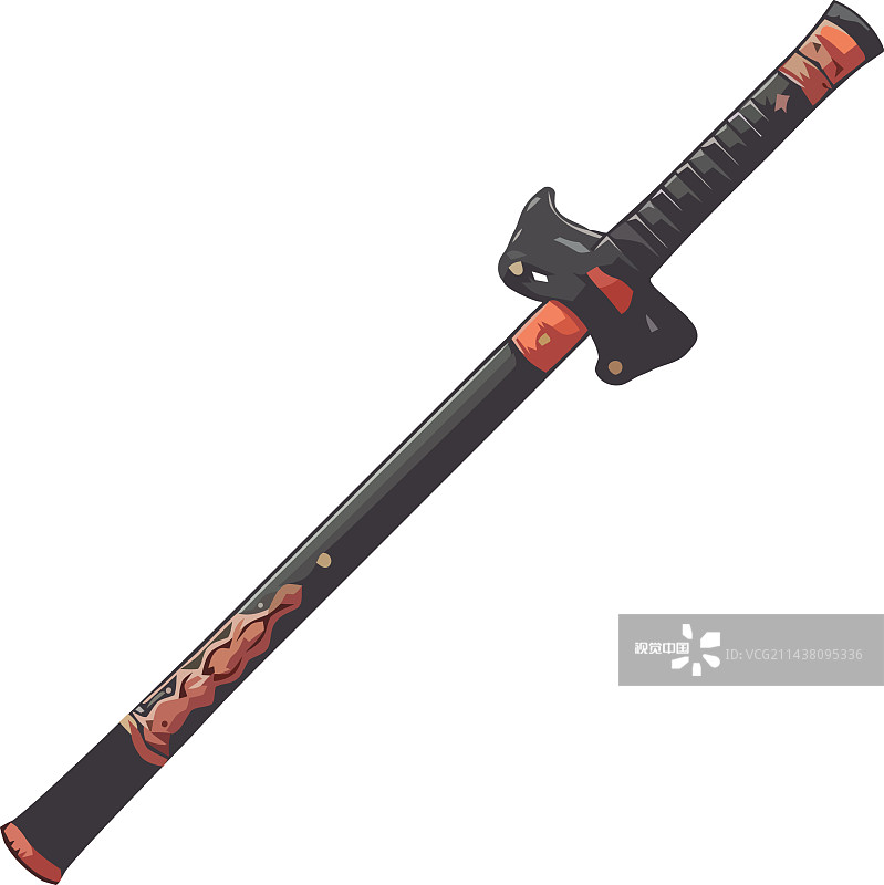 武士刀：日本古代武器图片素材