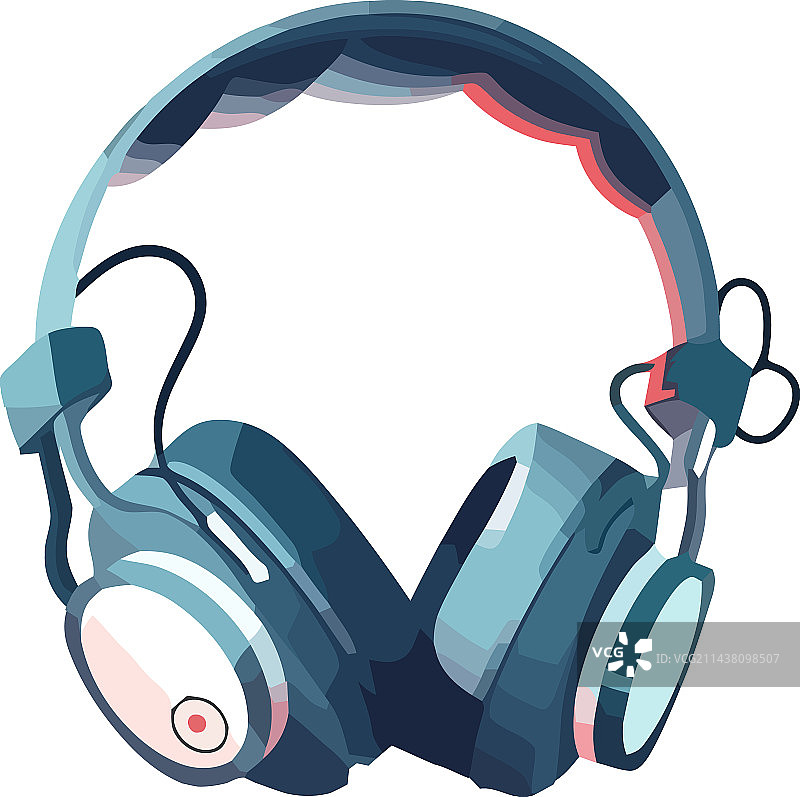 象征创意科技的现代耳机图片素材