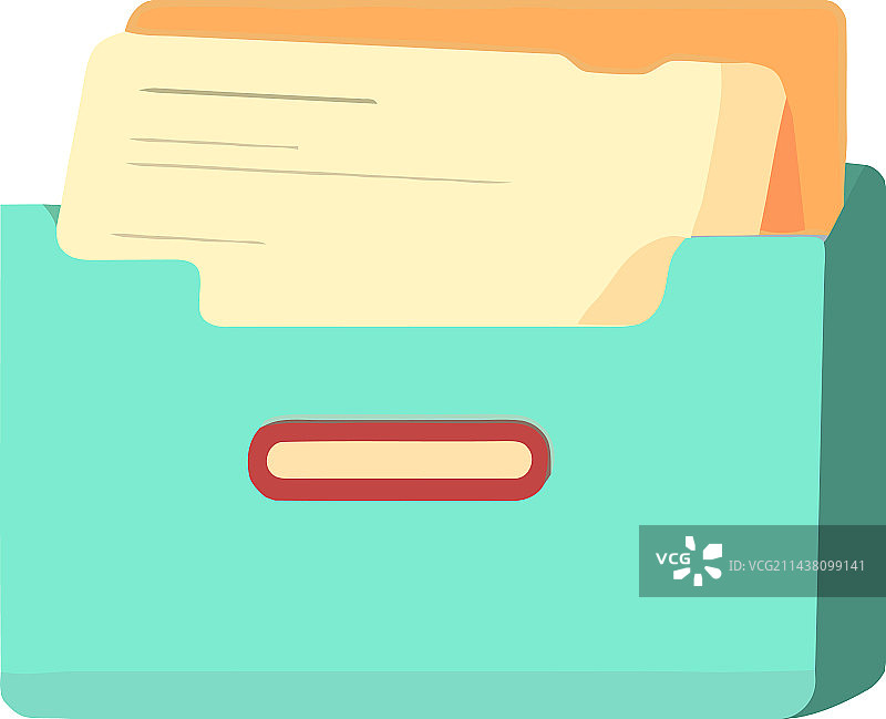 带有文件夹的数据管理器图标图片素材