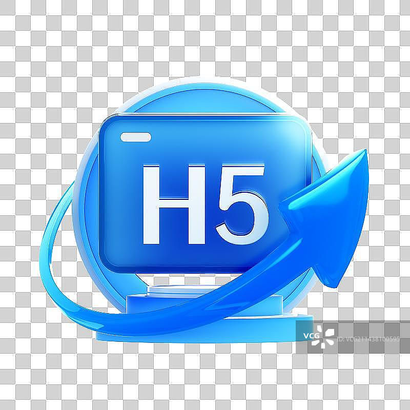 3D渲染的商务玻璃图标图片素材