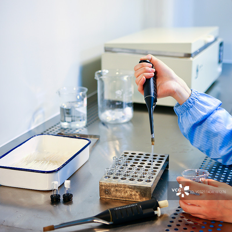 实验室做培养实验图片素材