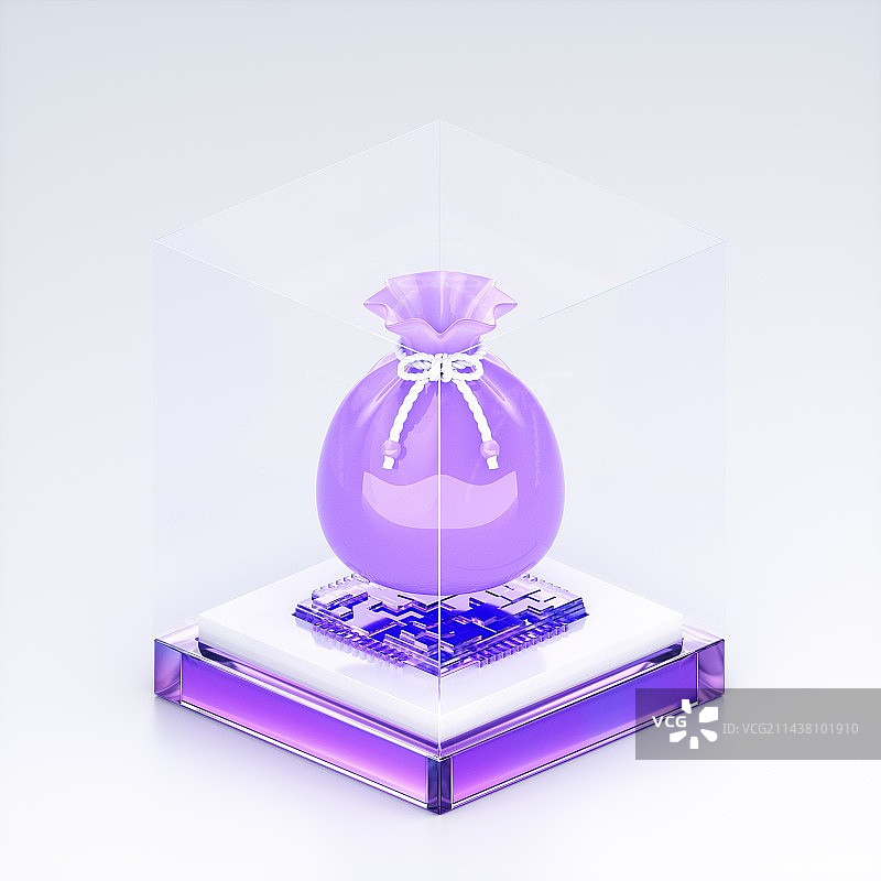 3D渲染的商务图标图片素材