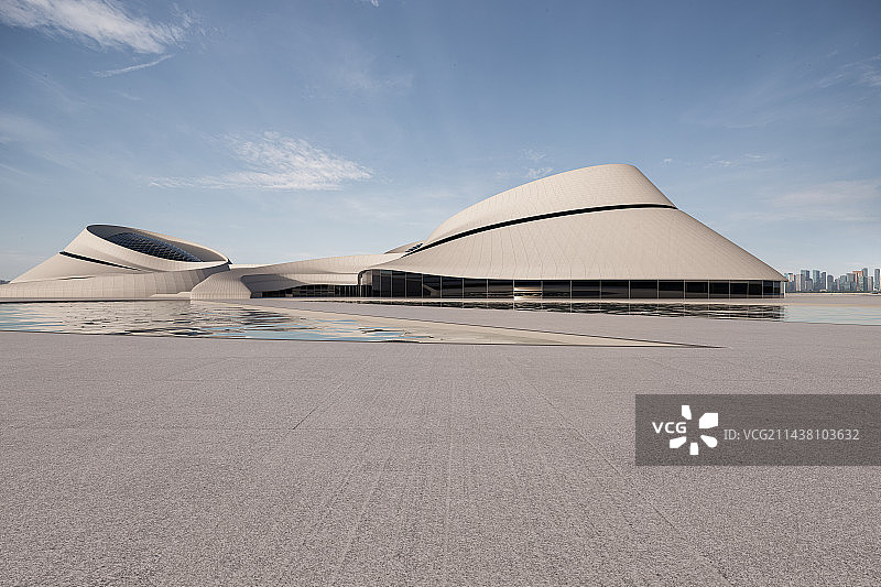 抽象_建筑空间_城市广场_汽车广告背景图图片素材