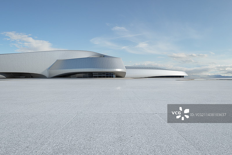 金属幕墙_建筑空间_广场图片素材