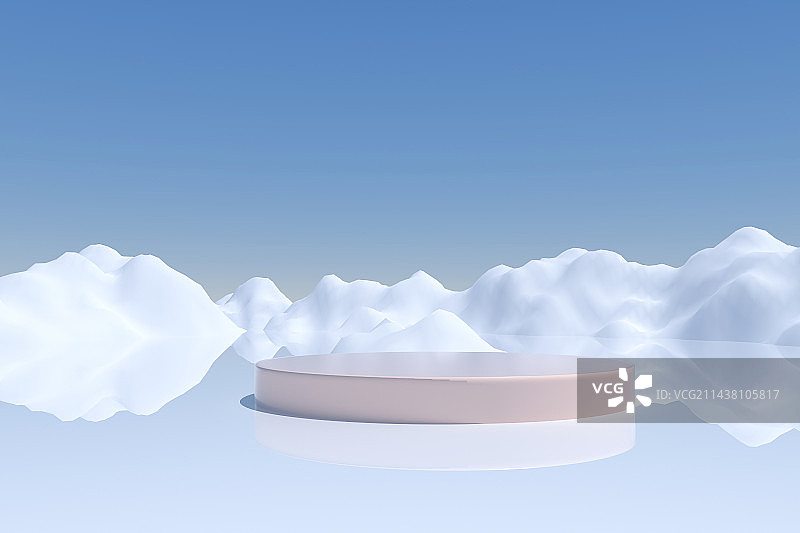 3D抽象白色背景图片素材