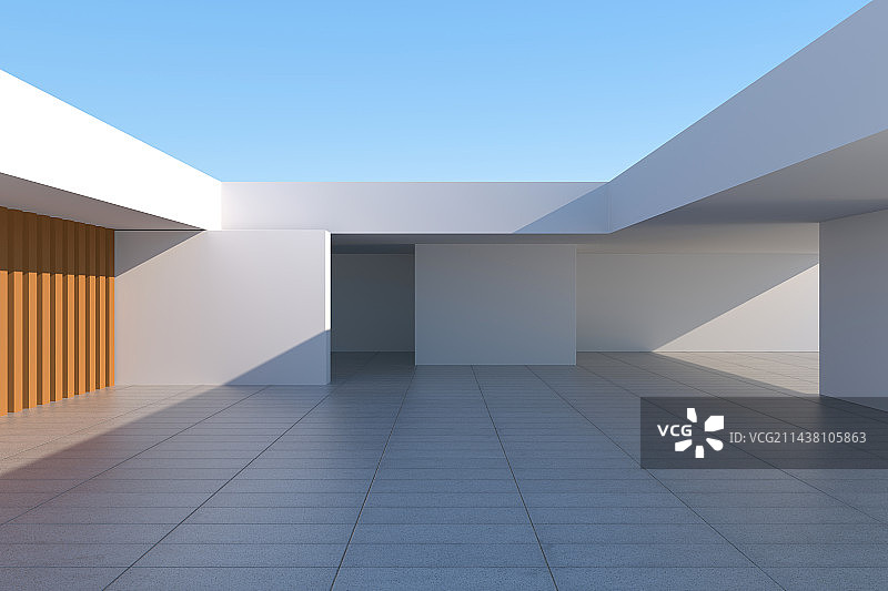 3D现代城市建筑空间与结构图片素材