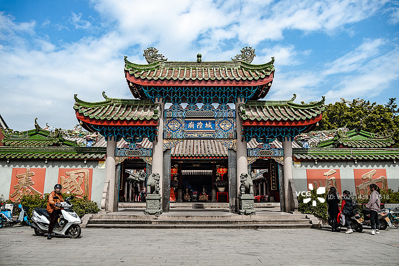 中国广东省揭阳市榕城区揭阳古城城隍庙图片素材