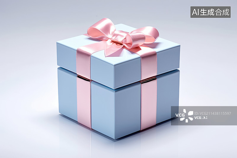 【AI数字艺术】3D渲染礼品盒图片素材