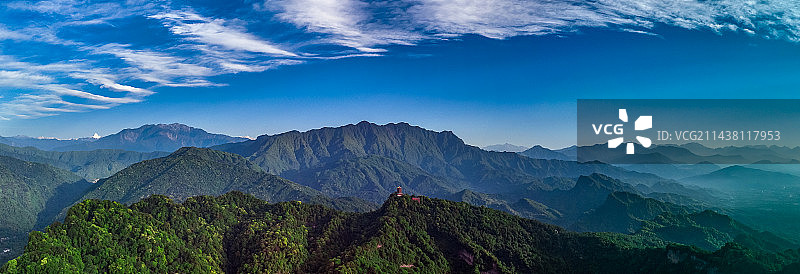 青城山与四姑娘山图片素材