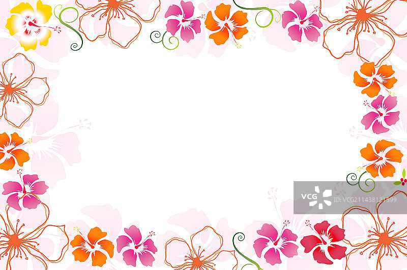 梦幻版型边框背景图片素材