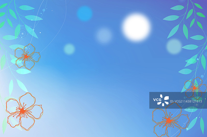 梦幻版型边框背景图片素材