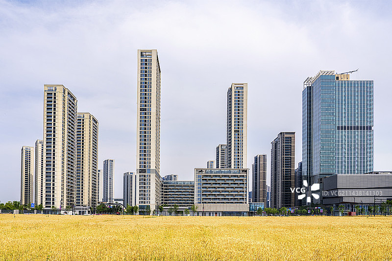 杭州亚运村的运动员村图片素材