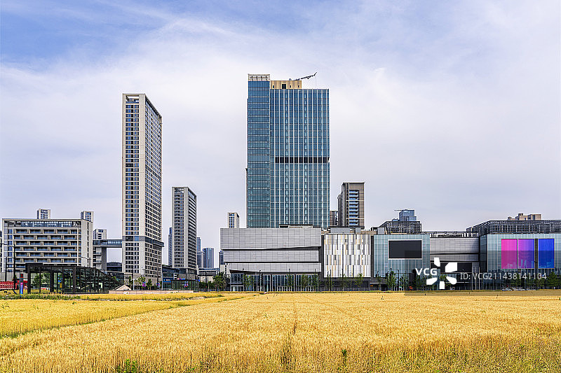 杭州亚运村的运动员村图片素材