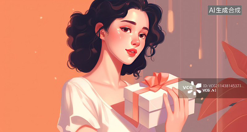 【AI数字艺术】情人节 礼物图片素材
