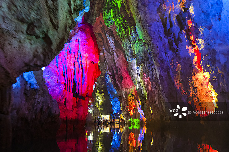 贵州省安顺市龙宫景区美丽风景图片素材