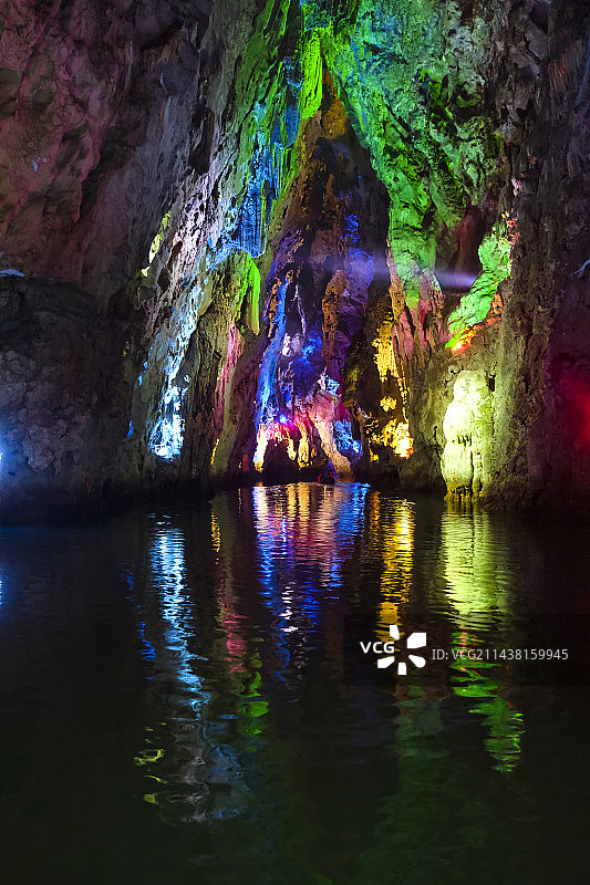 贵州省安顺市龙宫景区美丽风景图片素材