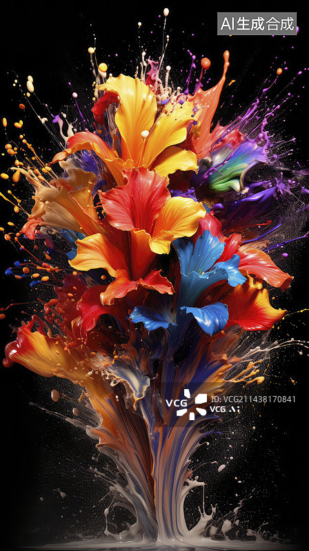 【AI数字艺术】绽放系列图片素材