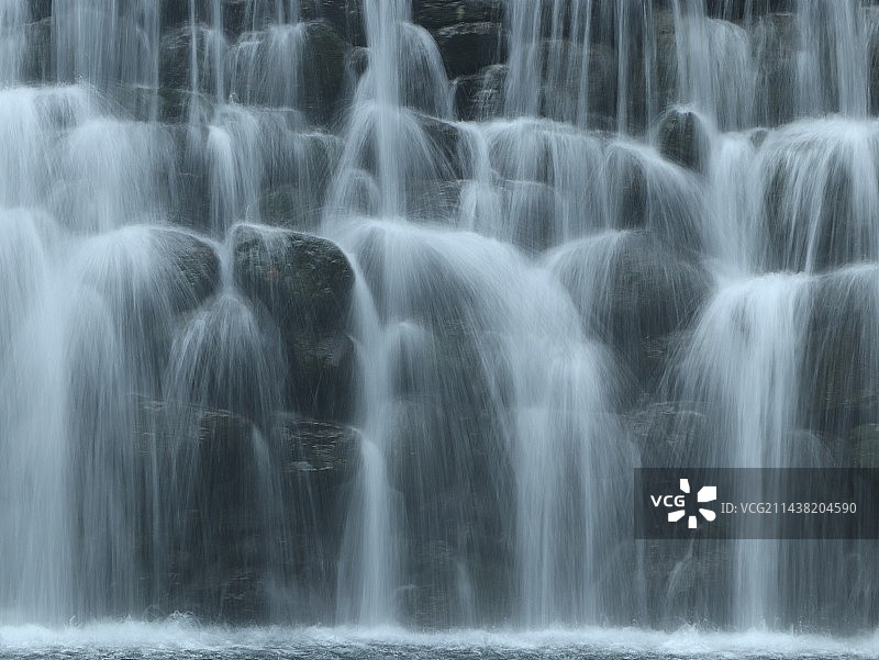 恩施屏山大峡谷小瀑布图片素材