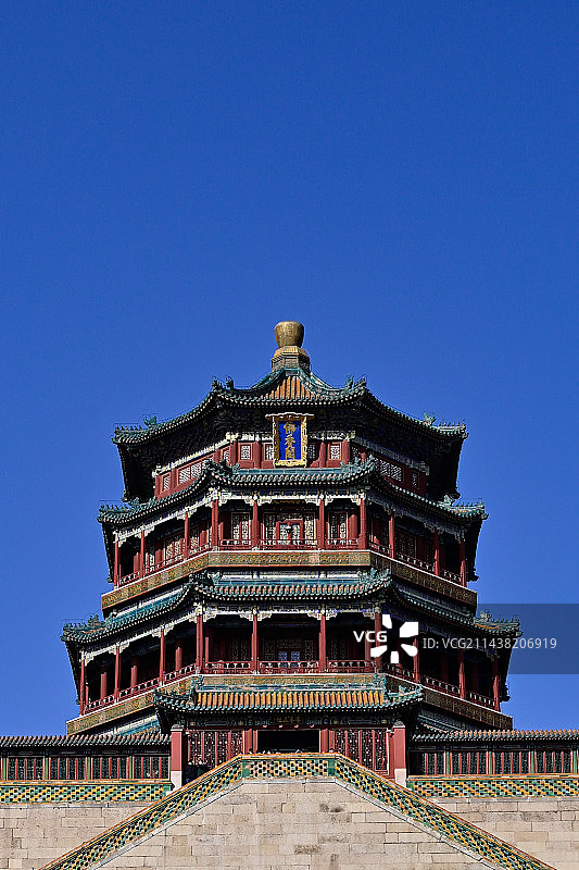 颐和园佛香阁图片素材