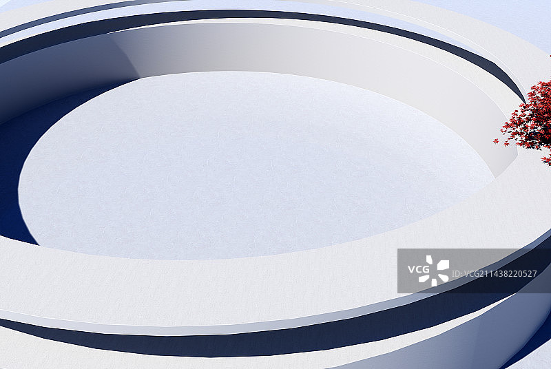 上海户外混凝土空间图片素材